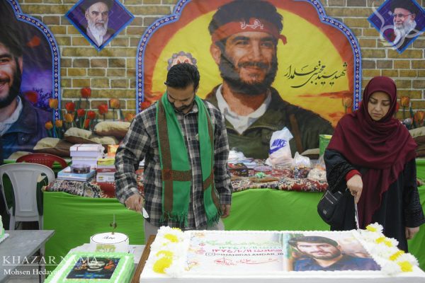 مراسم پنجاه‌و‌نهمین سالروز ولادت شهید “سیدمجتبی علمدار” در ساری