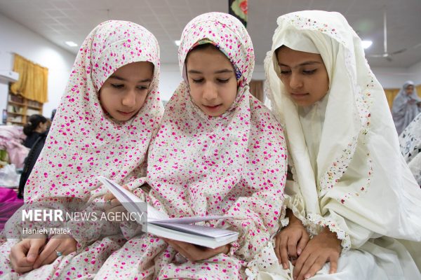 مراسم اعتکاف بانوان در گرگان