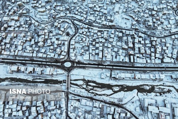 طبیعت برفی شهر زیراب سوادکوه پایتخت جنگلهای هیرکانی