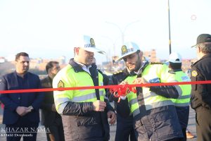 مراسم بهره برداری از پل سه راه جویبار (امام علی(ع)) ساری