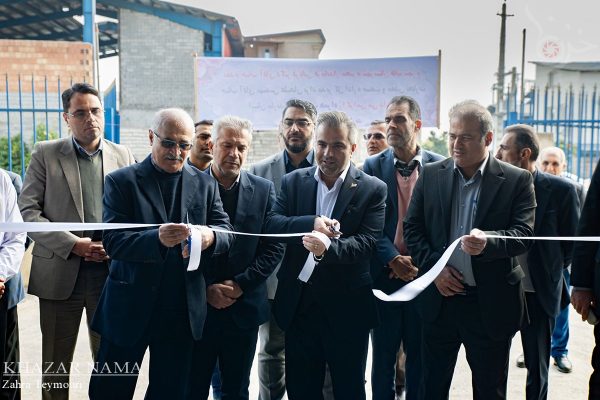 افتتاح پروژه های دهه فجر در شهرک صنعتی رستم‌کلا قائم شهر