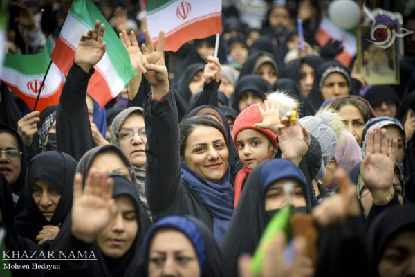 راهپیمایی ۲۲بهمن و جشن پیروزی انقلاب اسلامی در ساری