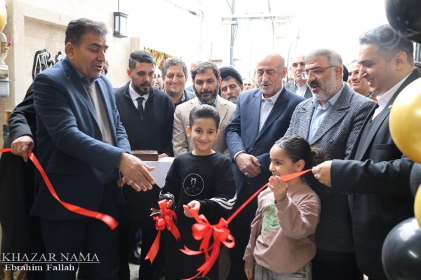 مراسم افتتاح طرح بزرگ توسعه تولیدی پوشاک “ایران جامه” در ساری