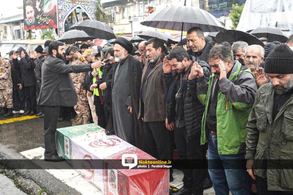 تشییع شهید اقتدار ملی “محمد جواد ملکی میرکلابی” در نوشهر