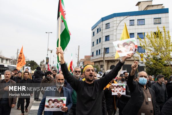 راهپیمایی روز قدس در گرگان
