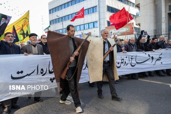 مراسم تشییع پیکر شهدای اقتدار ایران در رشت