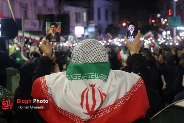 چهاردهمین تجمع شبانه قائم شهری ها در حمایت از اقتدار و امنیت کشور
