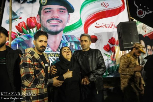 وداع با سرباز وطن شهید “یاسین کمالی خرمندیچالی” در شهر زیراب سوادکوه