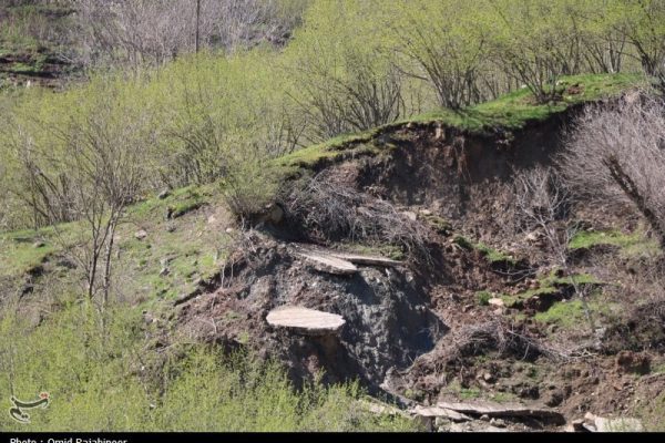 رانش زمین در روستای “لشکان” اشکور گیلان