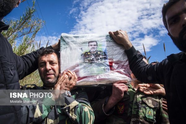 تشییع پیکر شهید “مجید ذکریایی” در روستای کلهودشت بابل