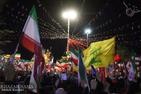 یادبود شهدای دانش آموز میناب در سی‌ و نهمین تجمع شبانه ساروی ها