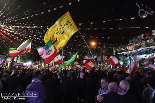 اربعین شهادت سیدالشهدای انقلاب در میدان امام حسین(ع) ساری