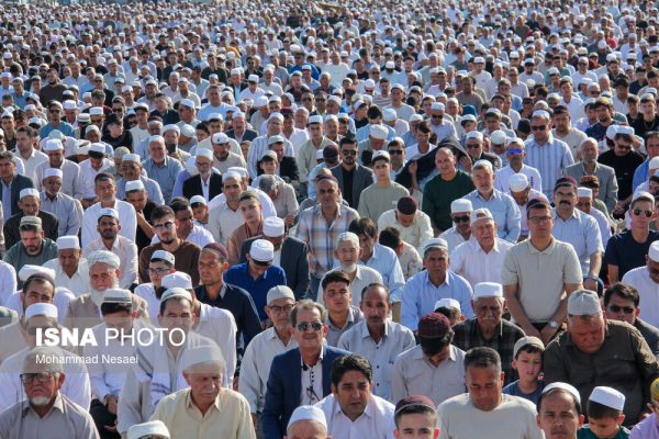 نماز عید قربان در بندرترکمن