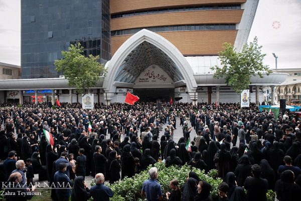 اجتماع عزاداران در روز تاسوعای حسینی در قائم شهر