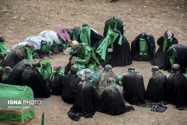 تعزیه خوانی روز عاشورا در روستای ترسه مینودشت