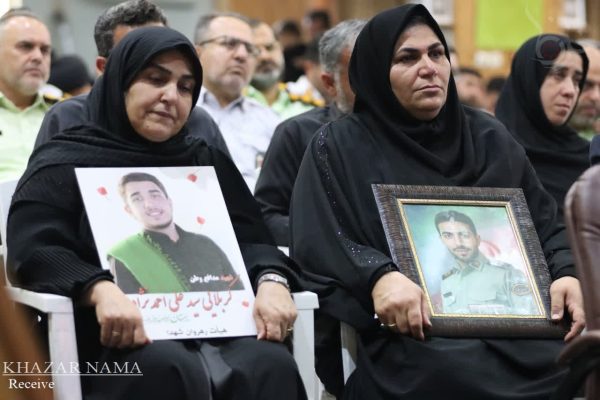 گرامیداشت شهدای اقتدار و جنگ رمضان فرماندهی انتظامی مازندران