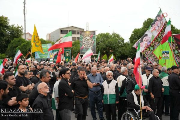 اجتماع عزاداران حسینی در روز تاسوعا در بابل
