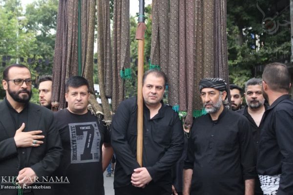 عزاداری و دسته روی حسینیه امامزاده یحیی(ع) در روز عاشورا