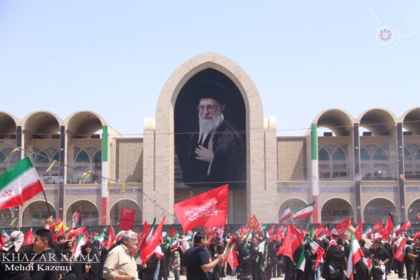 مراسم وداع و اقامه نماز بر پیکر “آقای شهید ایران” در مصلاى تهران