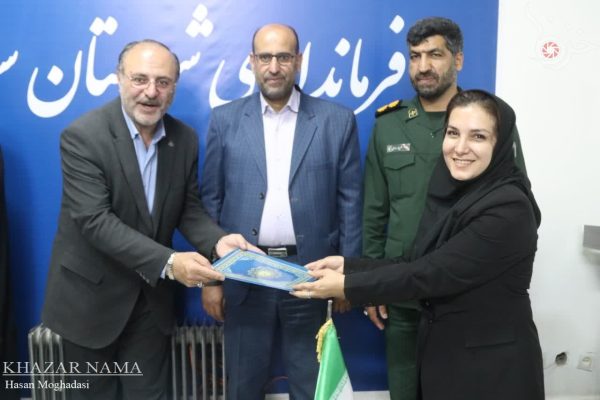 مراسم تجلیل از خبرنگاران در فرمانداری سوادکوه