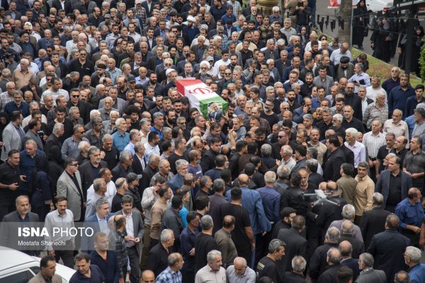 مراسم تشییع و تدفین پیکر مرحوم “احمد ناطق نوری” در شهر نور
