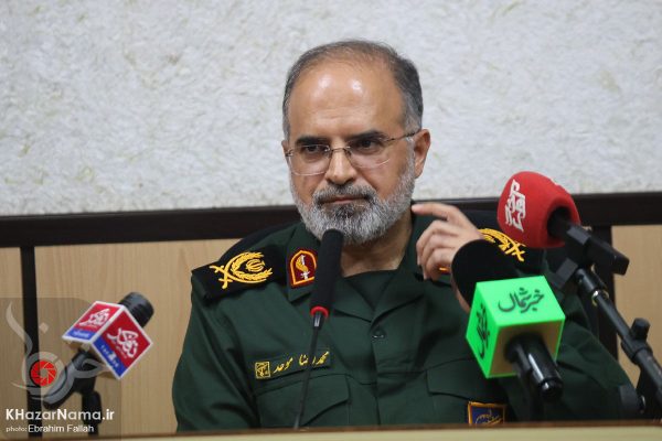 نشست خبری سردار “موحد” فرمانده سپاه کربلا به مناسبت هفته دفاع مقدس