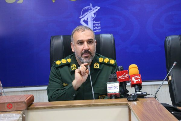نشست خبری “صادقی” فرمانده سپاه ناحیه ساری ویژه هفته دفاع مقدس