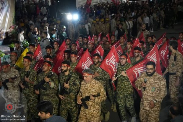 رژه اقتدار “جان‌فدایان ایران” در بابل
