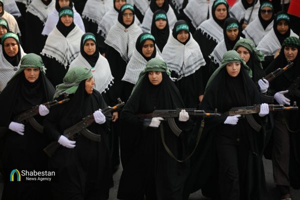 نمایش اقتدار گردان‌های “جان‌فدای ایران” در گرگان