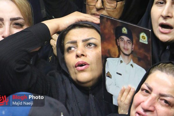 مراسم وداع با شهدای فراجا در شهرهای آمل و ساری